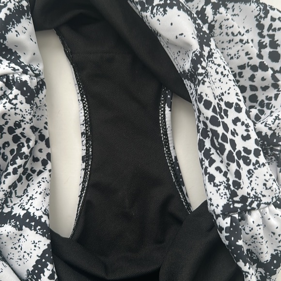 Summer Mae Maternity Swimsuit high waist bikini bottom black and white size M - Picture 4 of 6